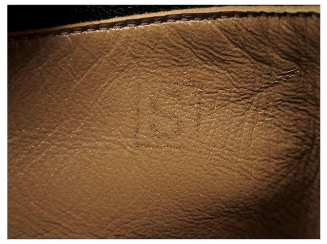 Hermès BOTAS DE TACÓN HERMES H PERFORE CAVALIERES 37 EN CUERO NEGRO - vista 9