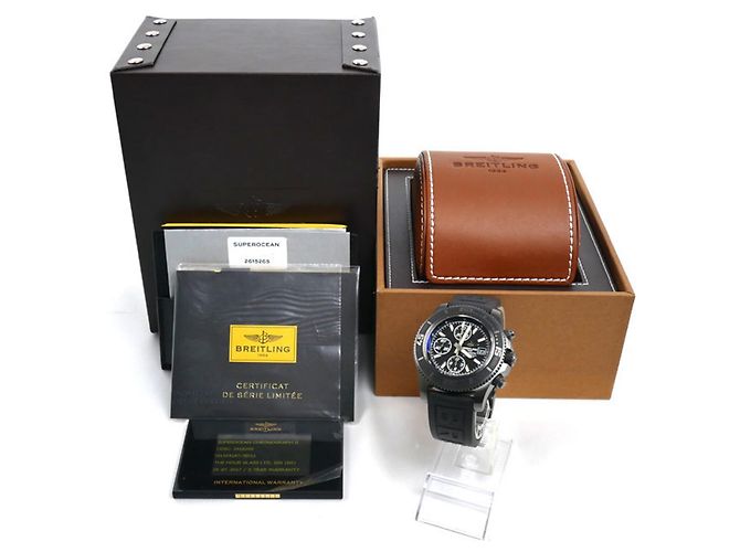 Orologio automatico Breitling Superocean Chronograph Black Steel - vista 10