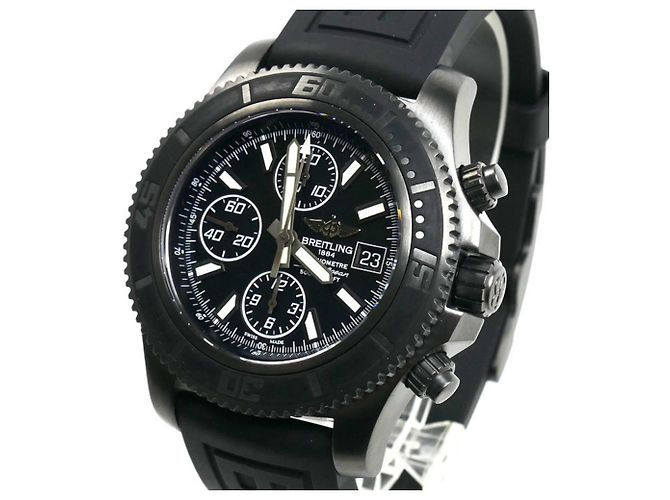 Orologio automatico Breitling Superocean Chronograph Black Steel - vista 2