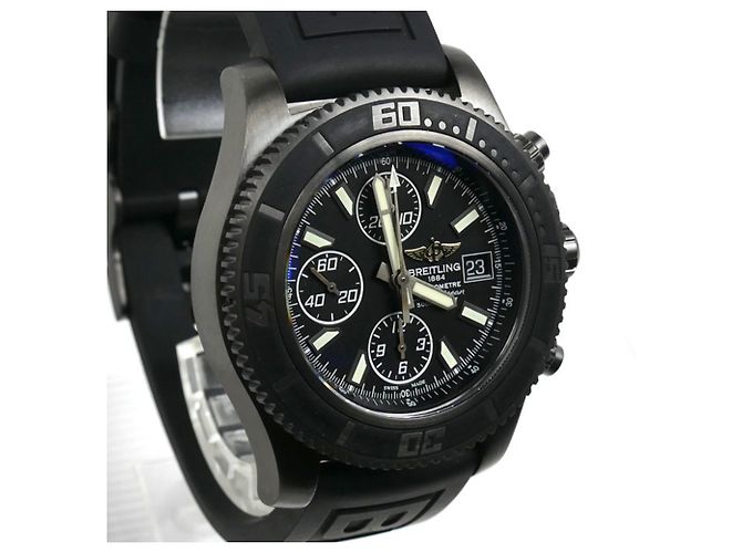 Orologio automatico Breitling Superocean Chronograph Black Steel - vista 3