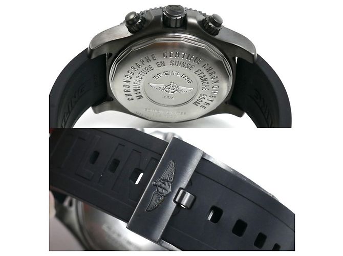 Orologio automatico Breitling Superocean Chronograph Black Steel - vista 6
