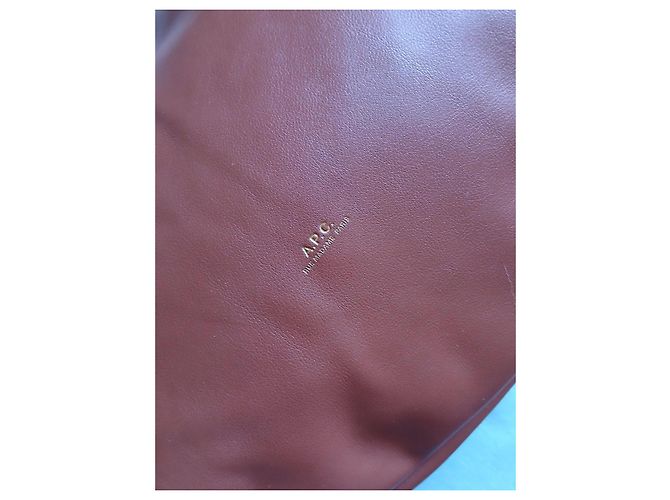 Apc Mala A.P.C. Ninon em eco-couro Marrom - vista 3