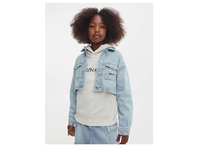 Giacca di jeans Calvin Klein Jeans per bambina Blu - vista 7