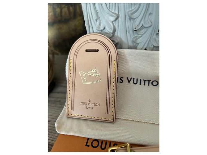 Louis Vuitton Etiqueta de Equipaje Cuero - Estampado Taiwan Boat - vista 2