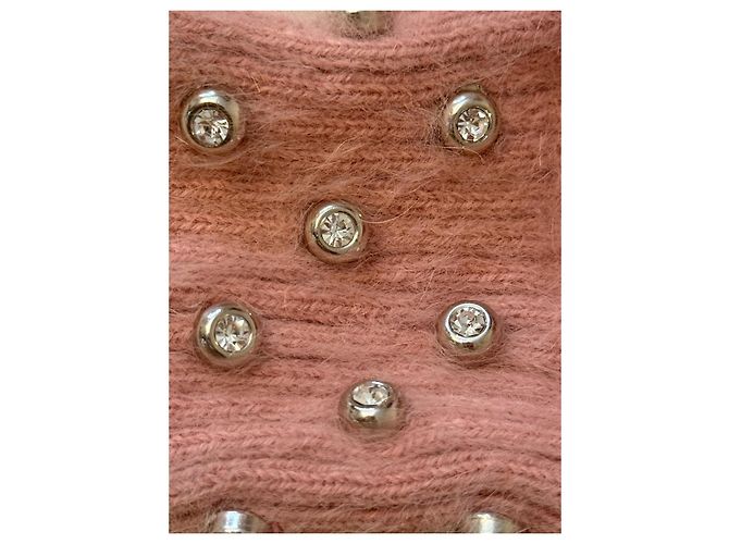 Tom Ford rosa Angora-Pullover mit Kristallen Pink - Ansicht 13