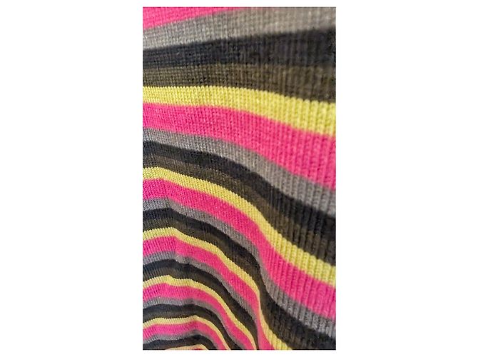 Missoni gestreifter Rollkragenpullover aus Seide und Kaschmir - Ansicht 3