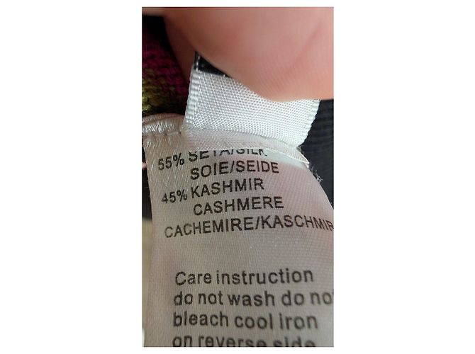 Missoni gestreifter Rollkragenpullover aus Seide und Kaschmir - Ansicht 6