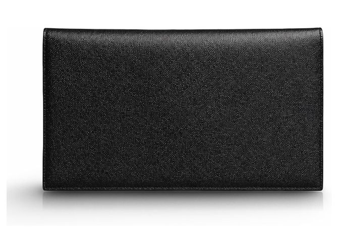 Autre Marque Clutch Saint Laurent Monogram in pelle nera Nero - vista 2