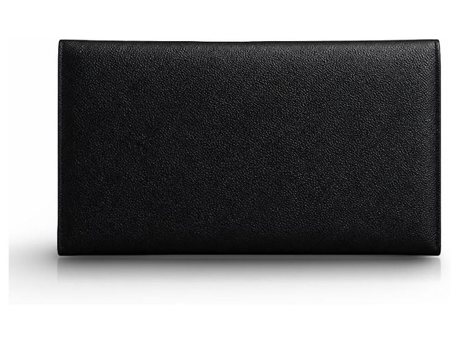 Autre Marque Clutch Saint Laurent Monogram in pelle nera Nero - vista 6