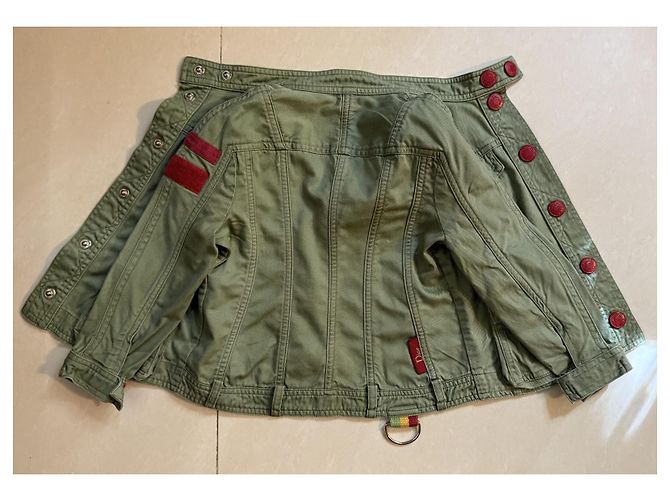 Christian Dior Kinderjacke aus Baumwolle in Grün - Ansicht 8