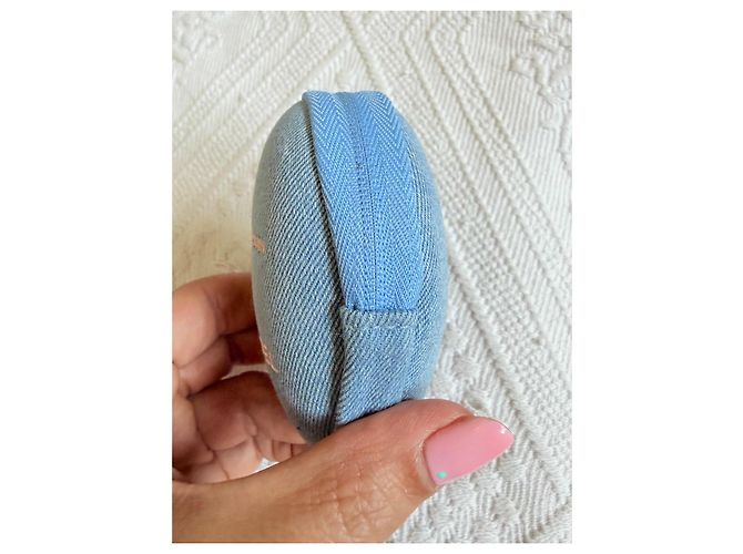 Chanel La Crème Main Denim Etui - Azurblau - Ansicht 13