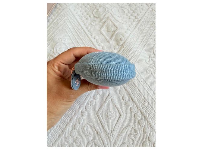 Chanel La Crème Main Denim Etui - Azurblau - Ansicht 20
