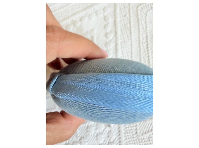 Chanel La Crème Main Denim Etui - Azurblau - Ansicht 7