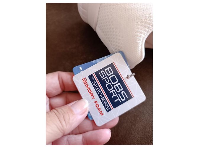 Autre Marque Skechers Bobs Sport Memory Foam Sneaker - Weiß - Ansicht 5