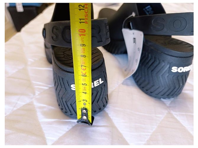 Autre Marque Sorel Zoccoli Neri con Piattaforma Nr 38 Nero - vista 14