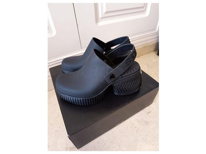 Autre Marque Sorel Zoccoli Neri con Piattaforma Nr 38 Nero - vista 4