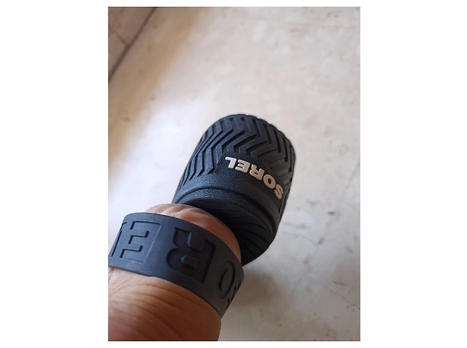Autre Marque Sorel Zoccoli Neri con Piattaforma Nr 38 Nero - vista 5