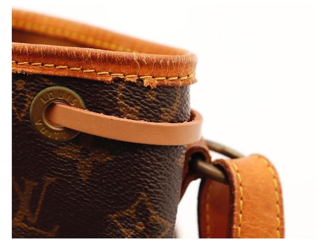 Bolsa de Balde Louis Vuitton Monogram Noe Marrom Monograma - vista 12