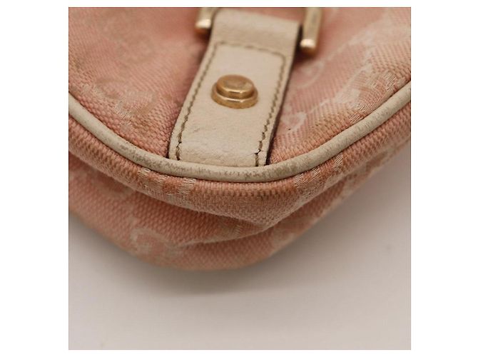 Gucci Hobo-Bag aus Monogramm-Canvas Pink Beige - Ansicht 11