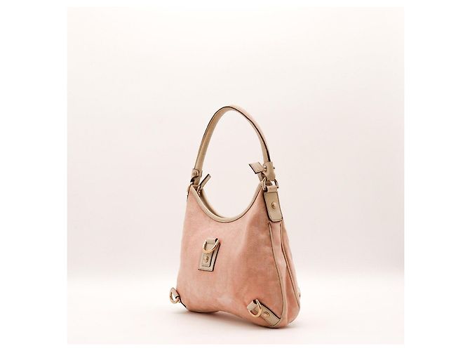 Gucci Hobo-Bag aus Monogramm-Canvas Pink Beige - Ansicht 2