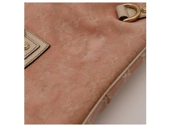 Gucci Hobo-Bag aus Monogramm-Canvas Pink Beige - Ansicht 8