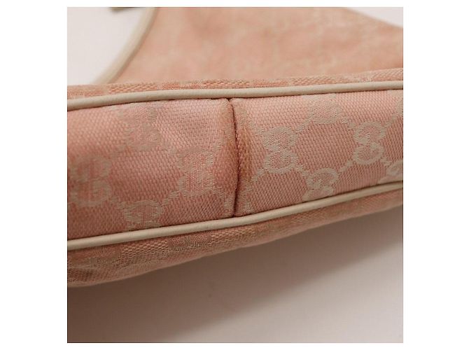 Gucci Hobo-Bag aus Monogramm-Canvas Pink Beige - Ansicht 9