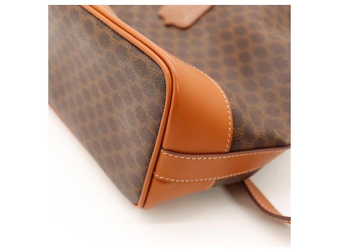 Céline Borsa a secchiello Celine Macadam Marrone - vista 10