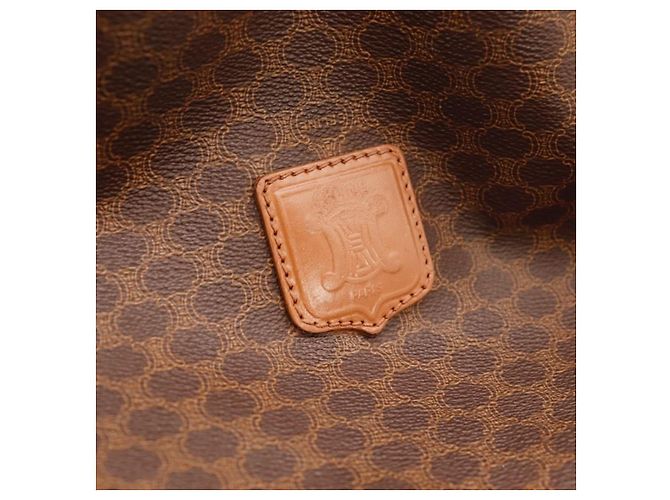 Céline Borsa a secchiello Celine Macadam Marrone - vista 7