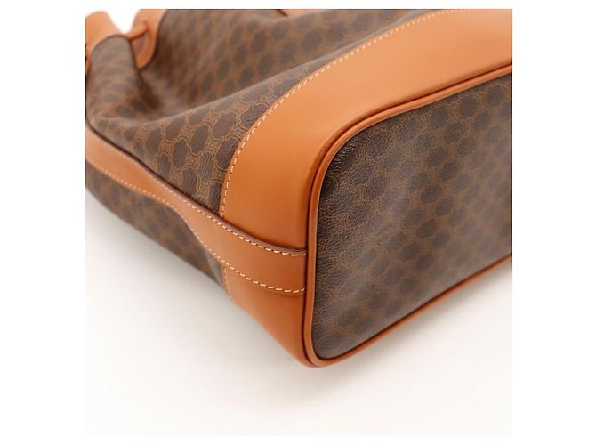 Céline Borsa a secchiello Celine Macadam Marrone - vista 9