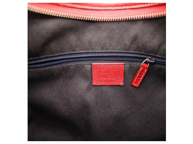 Borsa Hobo Gucci in tela monogram Rosso Beige Blu scuro - vista 9