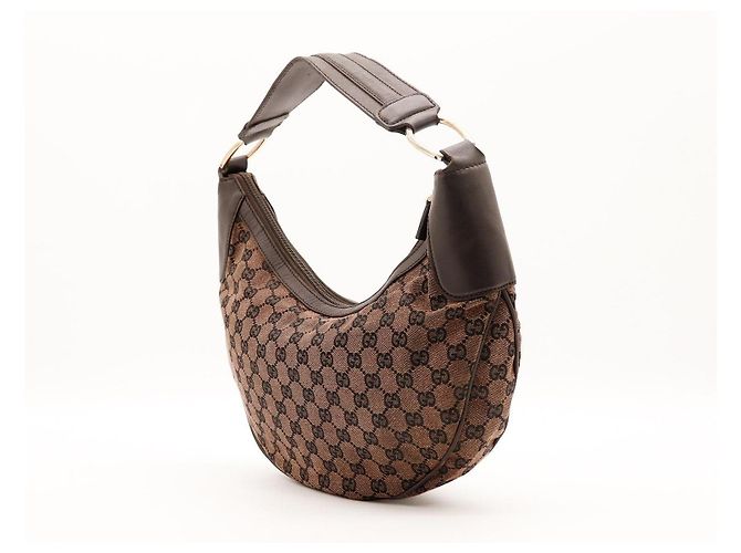 Borsa Hobo Gucci Monogram Marrone Monogramma - vista 2