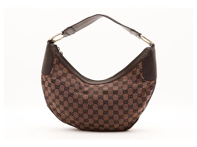 Borsa Hobo Gucci Monogram Marrone Monogramma - vista 3