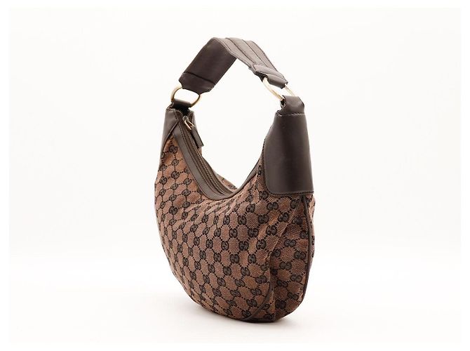Borsa Hobo Gucci Monogram Marrone Monogramma - vista 4