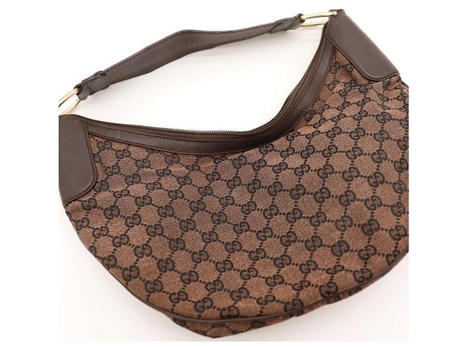 Borsa Hobo Gucci Monogram Marrone Monogramma - vista 6