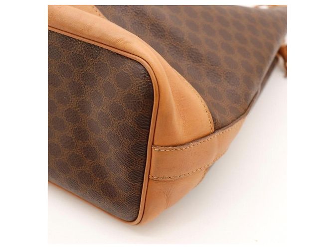 Céline Bolsa Bucket Celine Macadam Marrom - vista 10