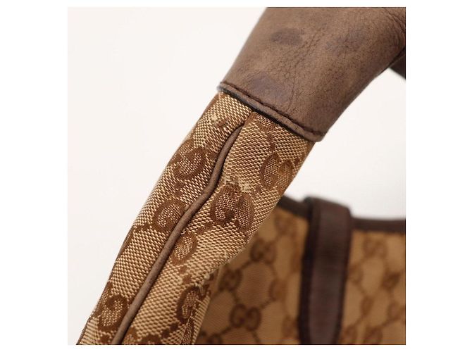 Gucci Jackie Hobo Bag Monogram Canvas Braun Monogramm - Ansicht 12