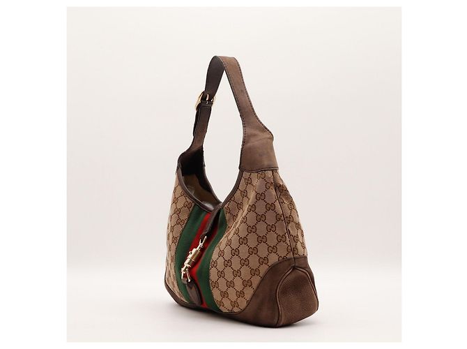 Gucci Jackie Hobo Bag Monogram Canvas Braun Monogramm - Ansicht 2