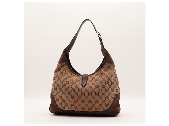 Gucci Jackie Hobo Bag Monogram Canvas Braun Monogramm - Ansicht 3