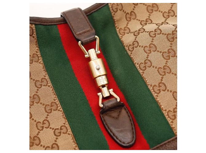 Gucci Jackie Hobo Bag Monogram Canvas Braun Monogramm - Ansicht 7