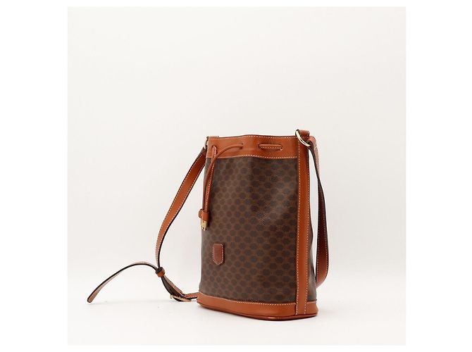 Céline Celine Macadam Bucket Bag Braun Monogramm - Ansicht 2