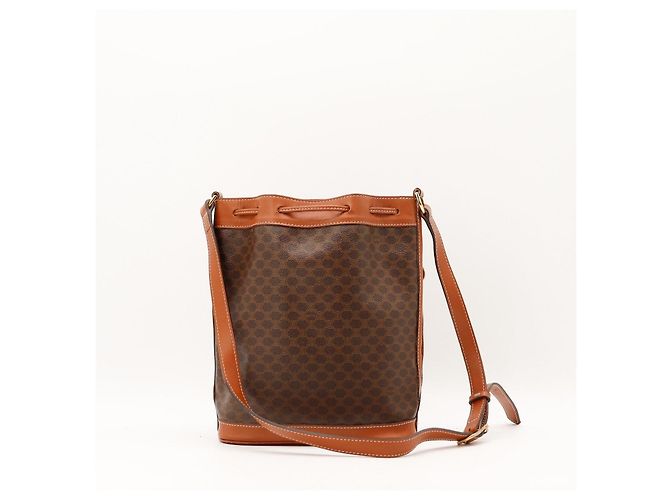 Céline Celine Macadam Bucket Bag Braun Monogramm - Ansicht 3