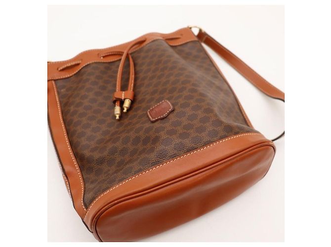 Céline Celine Macadam Bucket Bag Braun Monogramm - Ansicht 6