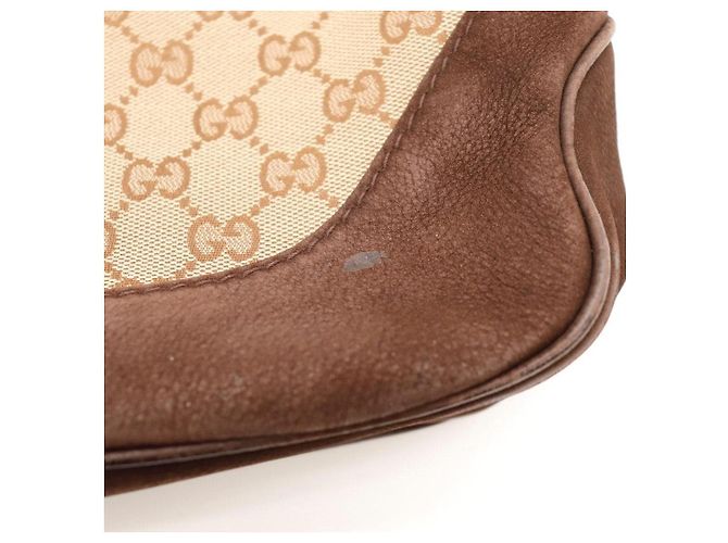 Borsa Hobo Jackie in tela monogram Gucci Marrone Monogramma - vista 11