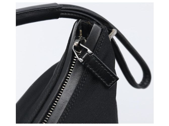 Borsa a tracolla GUCCI Canvas Black Silver 001 3766 Auth 202299A Nero Argento - vista 10