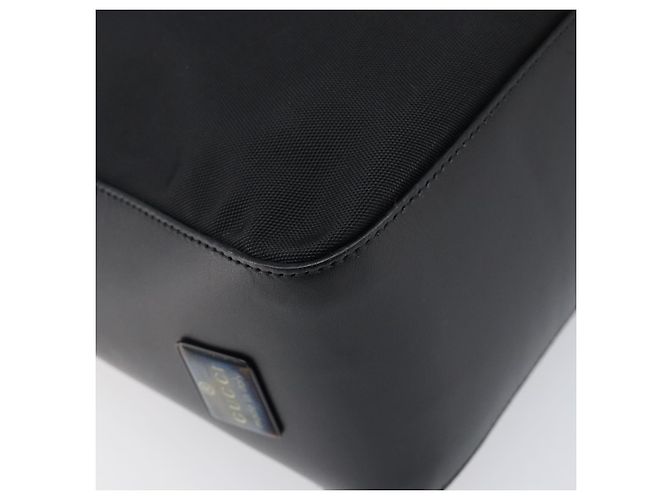 Borsa a tracolla GUCCI Canvas Black Silver 001 3766 Auth 202299A Nero Argento - vista 14