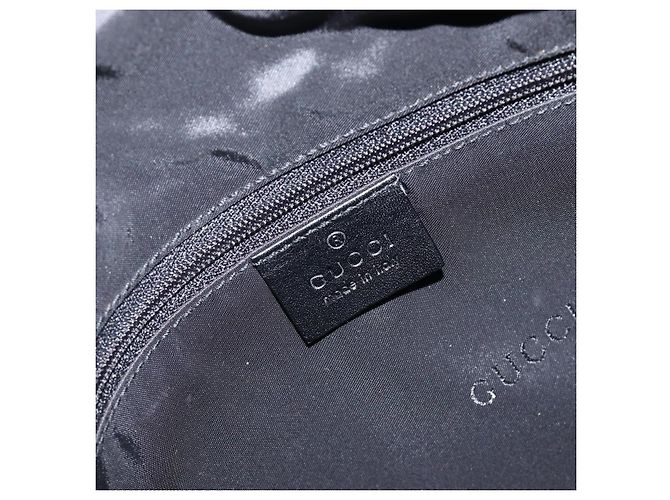 Borsa a tracolla GUCCI Canvas Black Silver 001 3766 Auth 202299A Nero Argento - vista 18