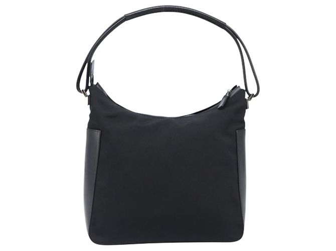 Borsa a tracolla GUCCI Canvas Black Silver 001 3766 Auth 202299A Nero Argento - vista 2