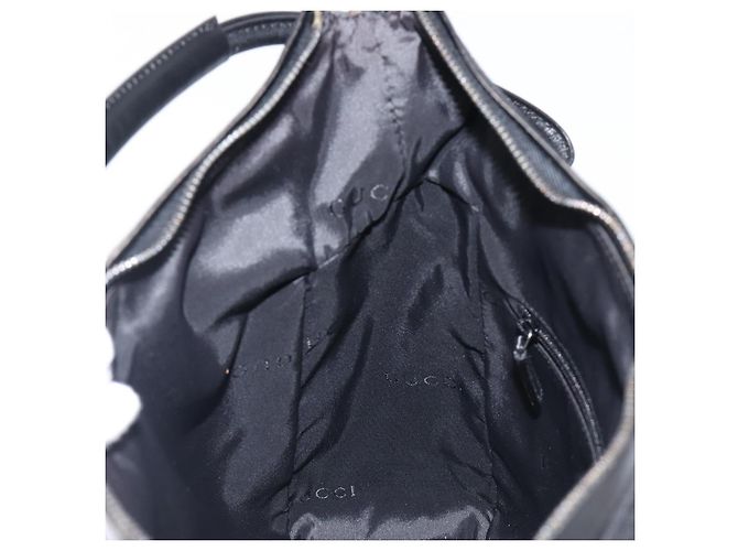 Borsa a tracolla GUCCI Canvas Black Silver 001 3766 Auth 202299A Nero Argento - vista 20