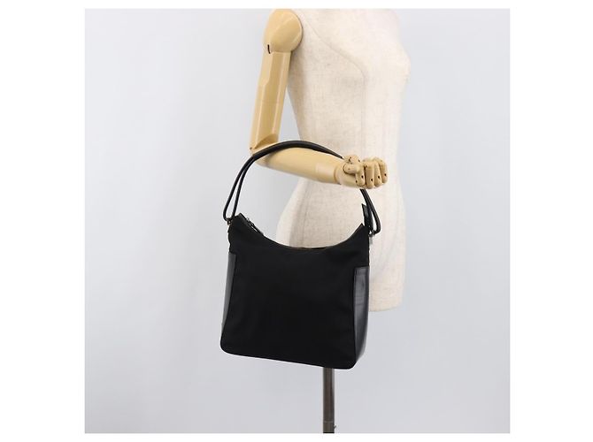 Borsa a tracolla GUCCI Canvas Black Silver 001 3766 Auth 202299A Nero Argento - vista 23
