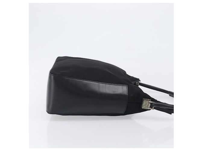 Borsa a tracolla GUCCI Canvas Black Silver 001 3766 Auth 202299A Nero Argento - vista 3